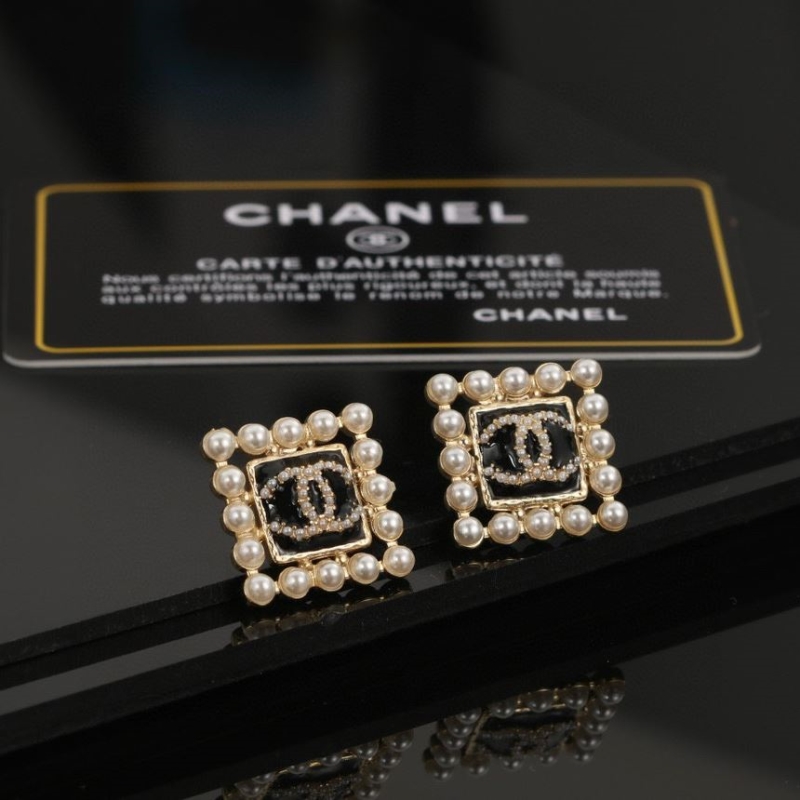 Ch*el earrings